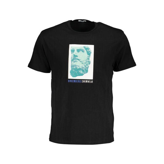 Bikkembergs Black Cotton T-Shirt Bikkembergs