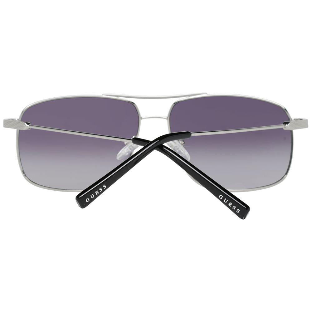 Guess Silver Men Sunglasses Guess