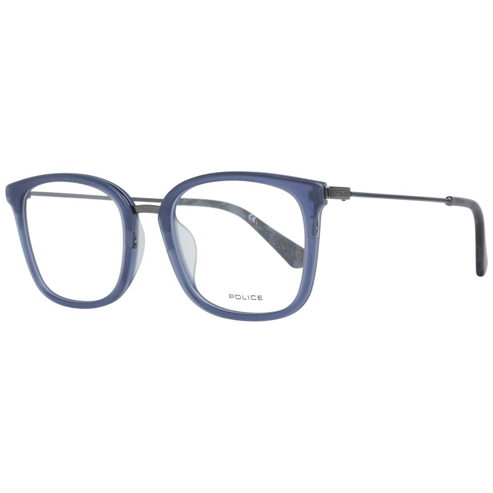 Police Blue Metal & Plastic Glasses (Frames) 1728,67345776800,Accessories,Blue,Glasses (Frames) - Glasses and Sunglasses - Accessories,Glasses and Sunglasses - Accessories,Men,New with tags,Police