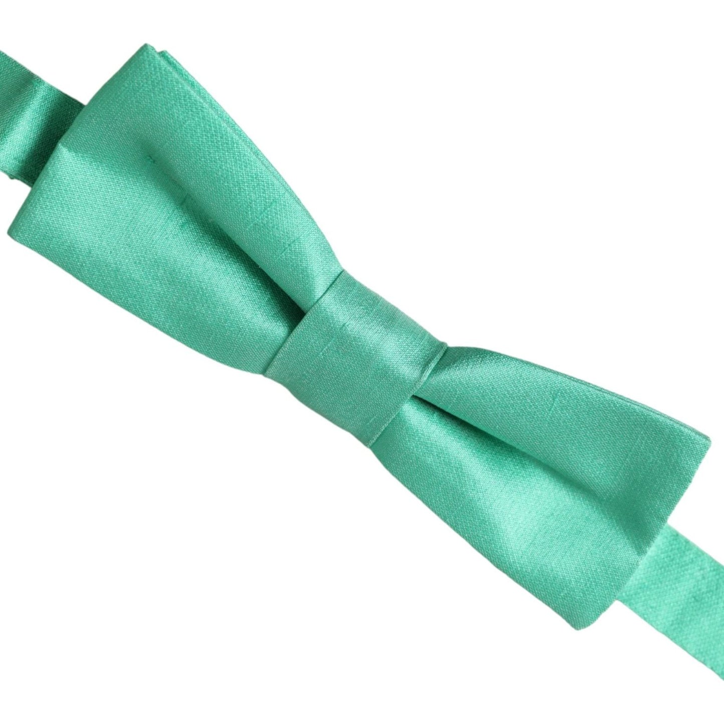 Dolce & Gabbana Mint Green Silk Adjustable Neck Men Bow Tie Dolce & Gabbana