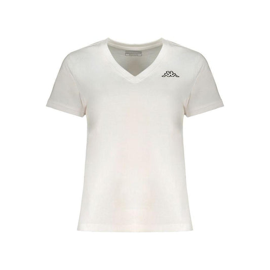 Kappa White Cotton Tops & T-Shirt Kappa