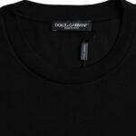 Dolce & Gabbana Black Cotton Round Neck Short Sleeves T-shirt Dolce & Gabbana