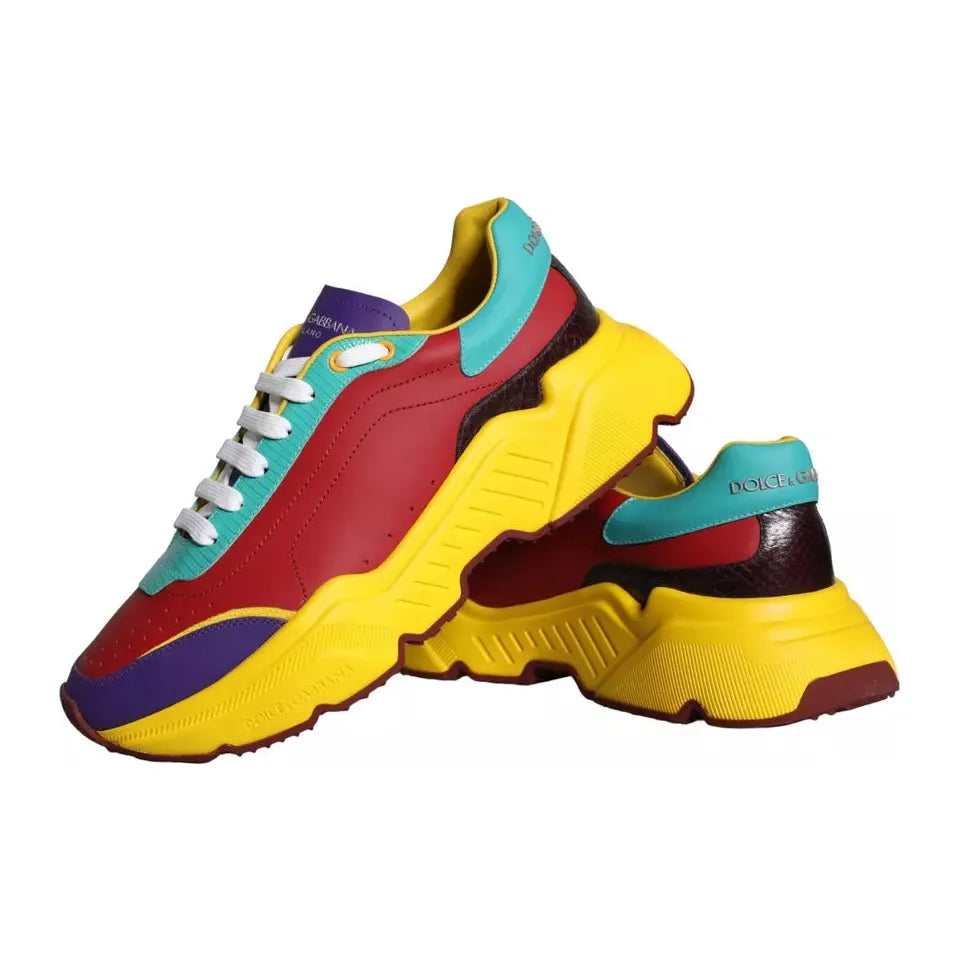 Dolce & Gabbana Multicolor Daymaster Low Top Sneakers Shoes Dolce & Gabbana