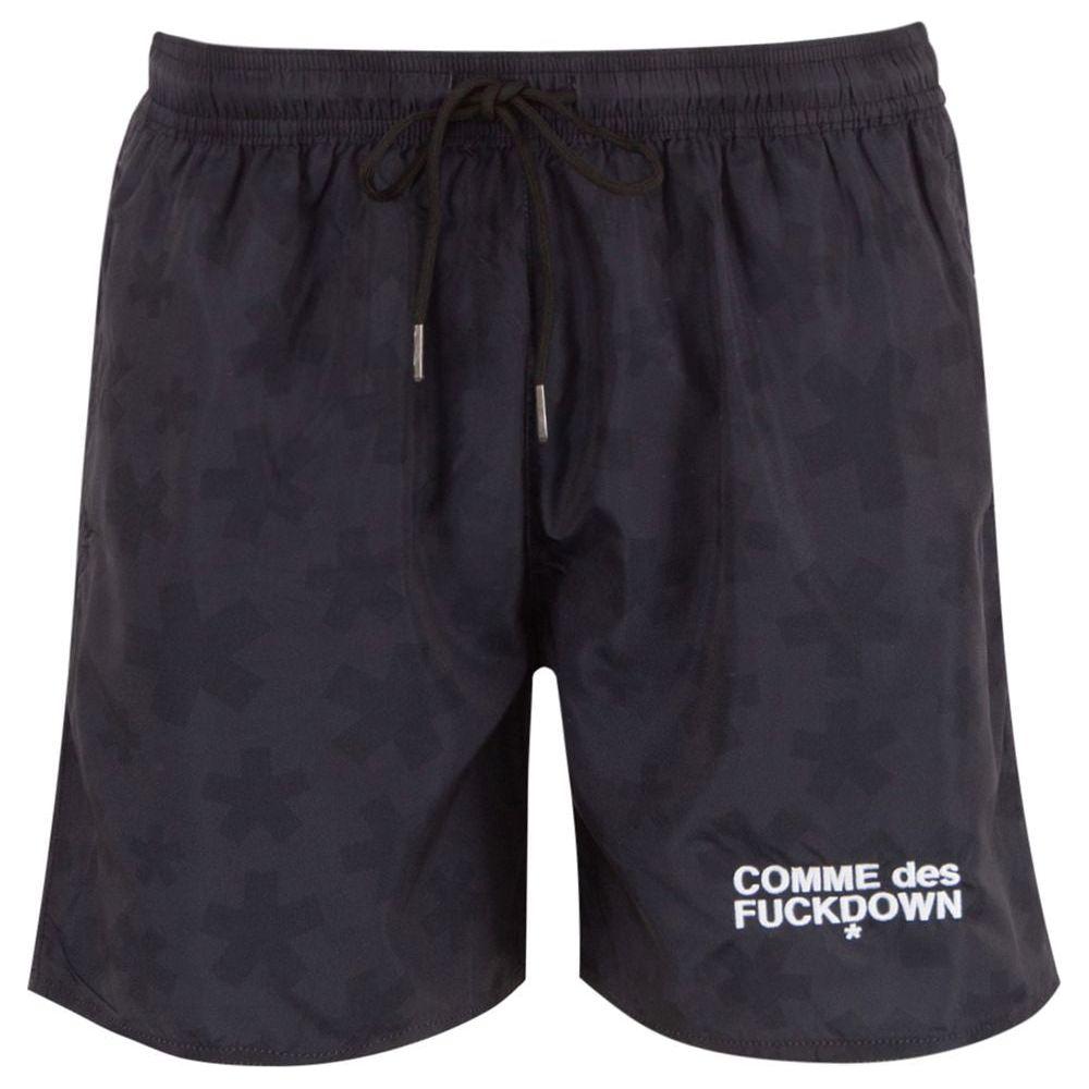 Comme Des Fuckdown Black Polyester Swimwear Comme Des Fuckdown