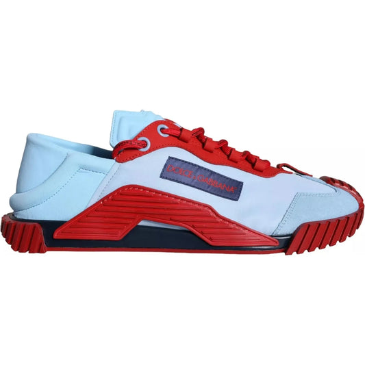 Dolce & Gabbana Blue Red NS1 Low Top Sneakers Men Shoes Dolce & Gabbana