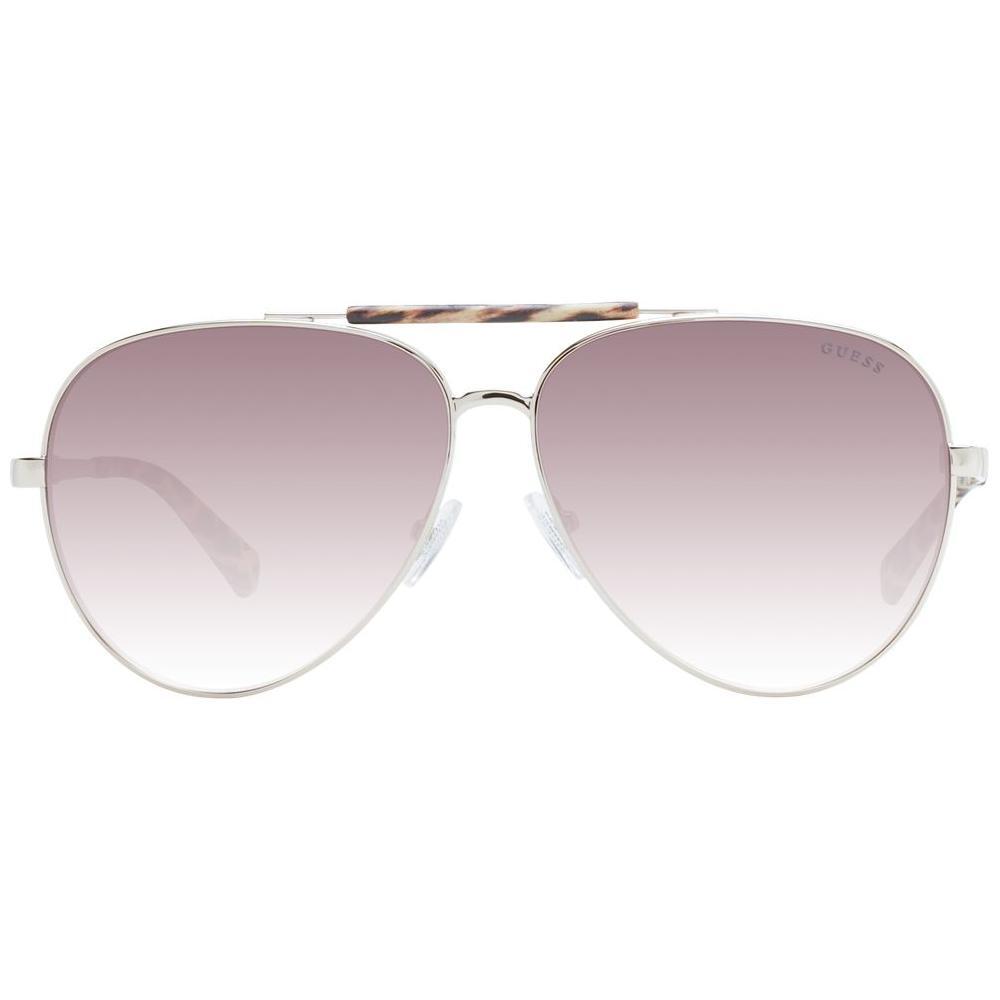 Guess Brown Metal Sunglasses