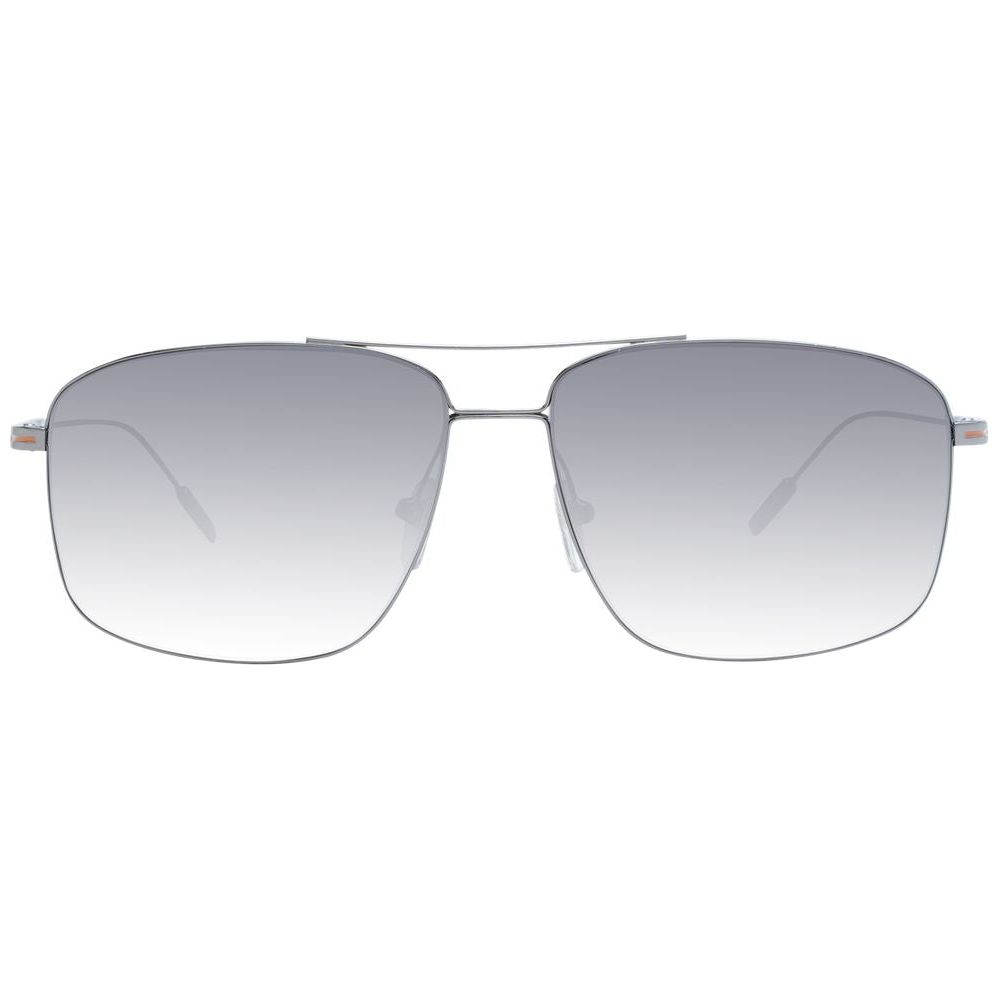 Ermenegildo Zegna Gray Men Sunglasses