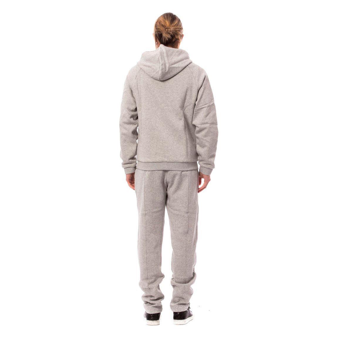 Billionaire Italian Couture Elegant Gray Cotton Sweatsuit Ensemble Billionaire Italian Couture