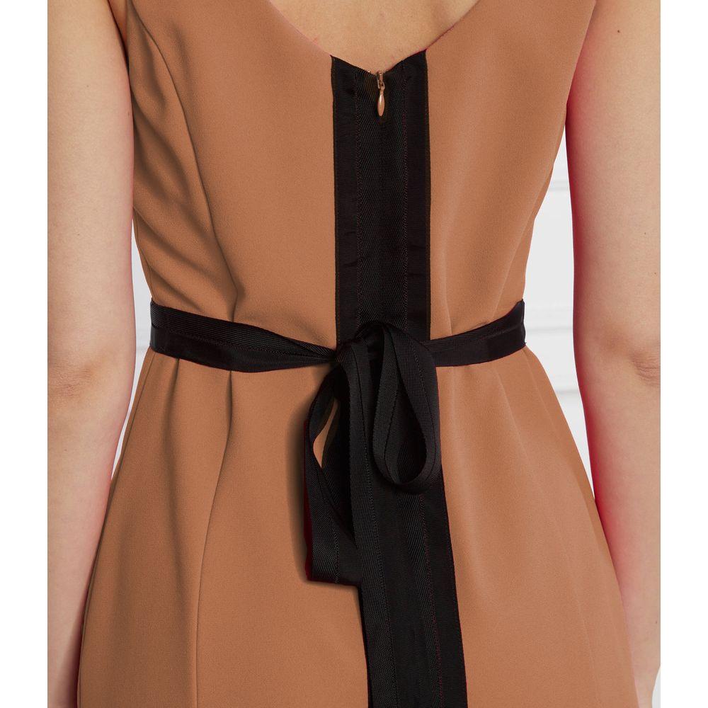 PINKO Brown Polyester Dress PINKO