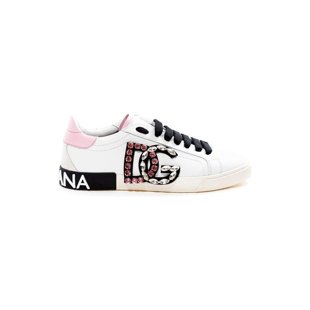 Dolce & Gabbana White Leather Sneaker Dolce & Gabbana