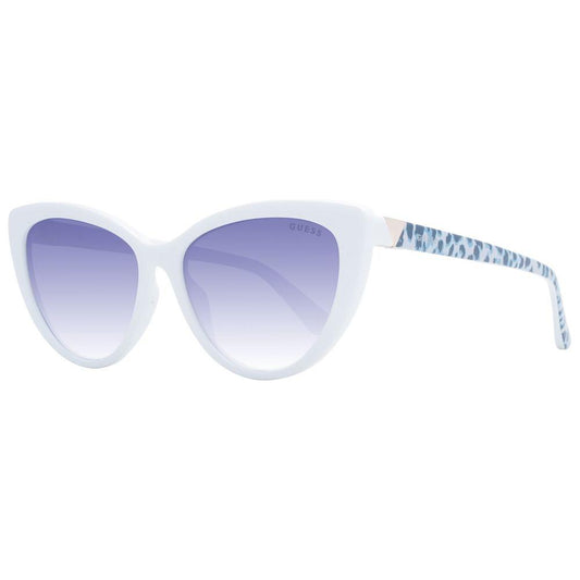 Guess White Unisex Sunglasses Guess