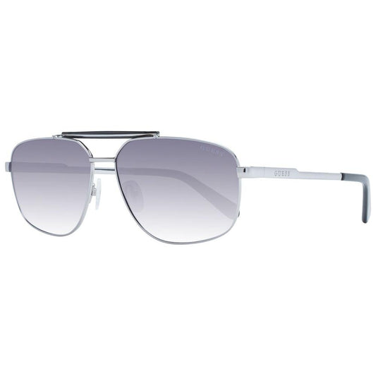 Guess Silver Men Sunglasses Guess