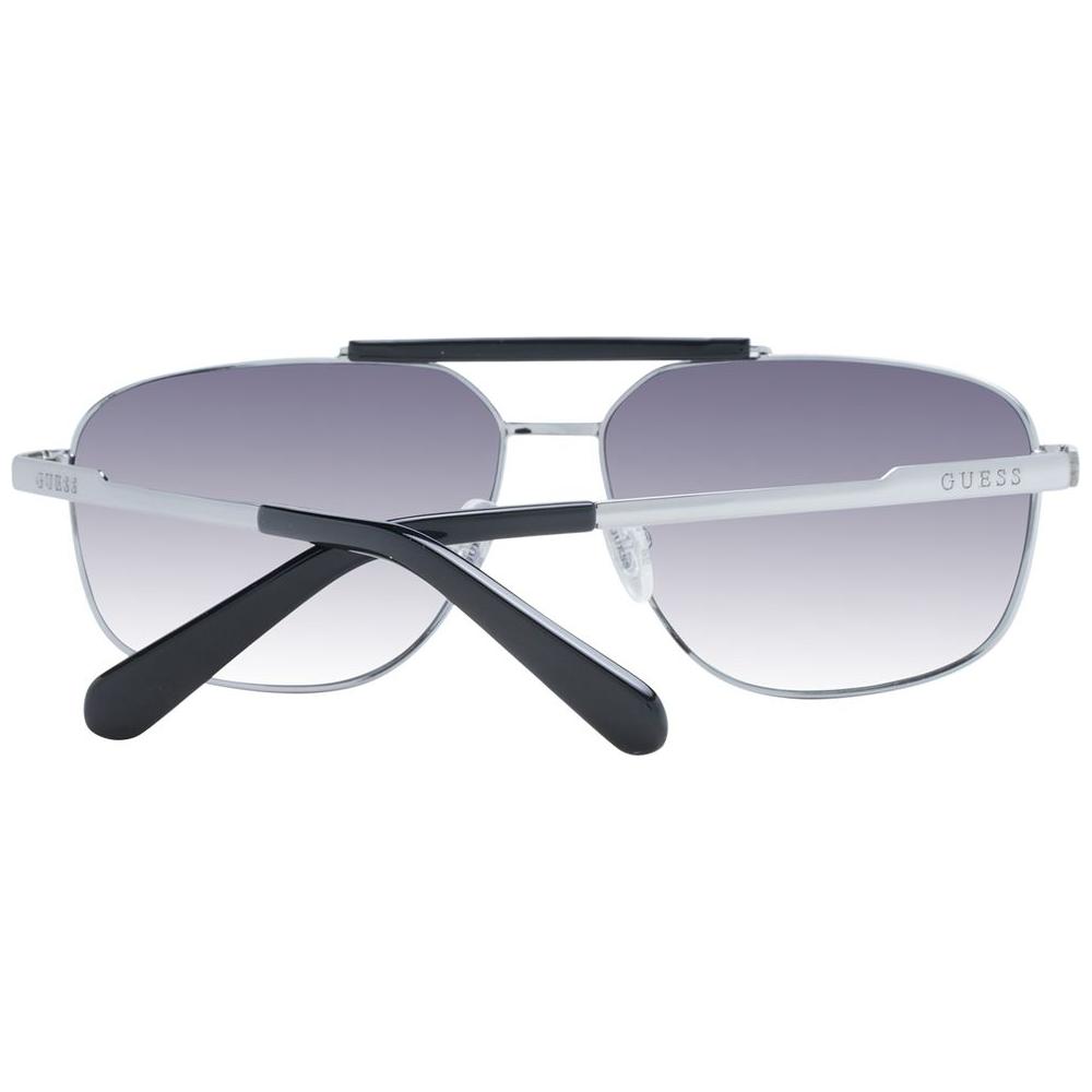 Guess Silver Men Sunglasses Guess