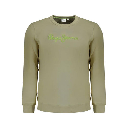 Pepe Jeans Green Cotton Sweater Pepe Jeans