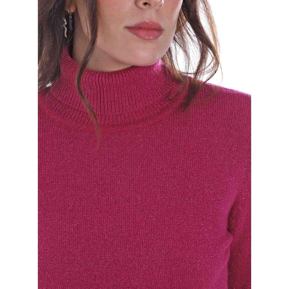 Yes Zee Fuchsia Viscose Sweater Yes Zee