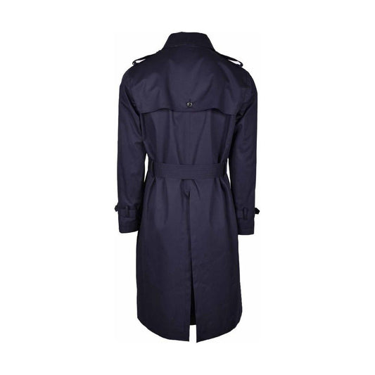 Aquascutum Blue Cotton Jacket Aquascutum