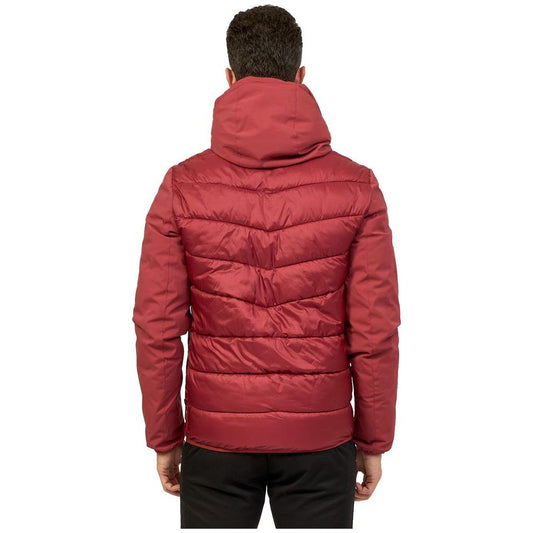 Yes Zee Red Nylon Jacket Yes Zee