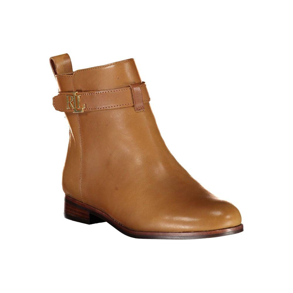 Ralph Lauren Brown Polyester Boot Ralph Lauren