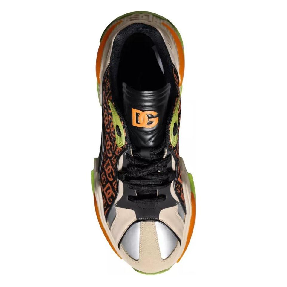 Dolce & Gabbana Multicolor Daymaster Low Top Sneakers Shoes Dolce & Gabbana