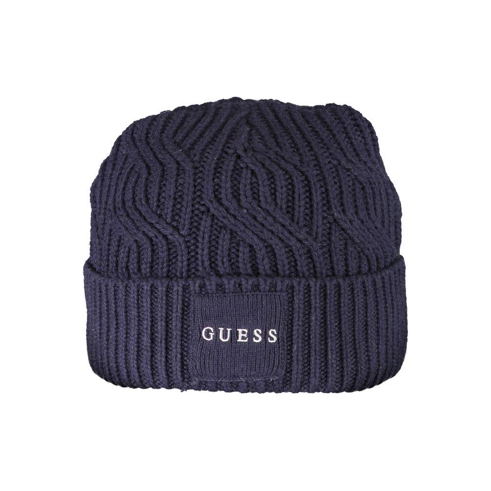 Guess Jeans Blue Cotton Hats & Cap Guess Jeans