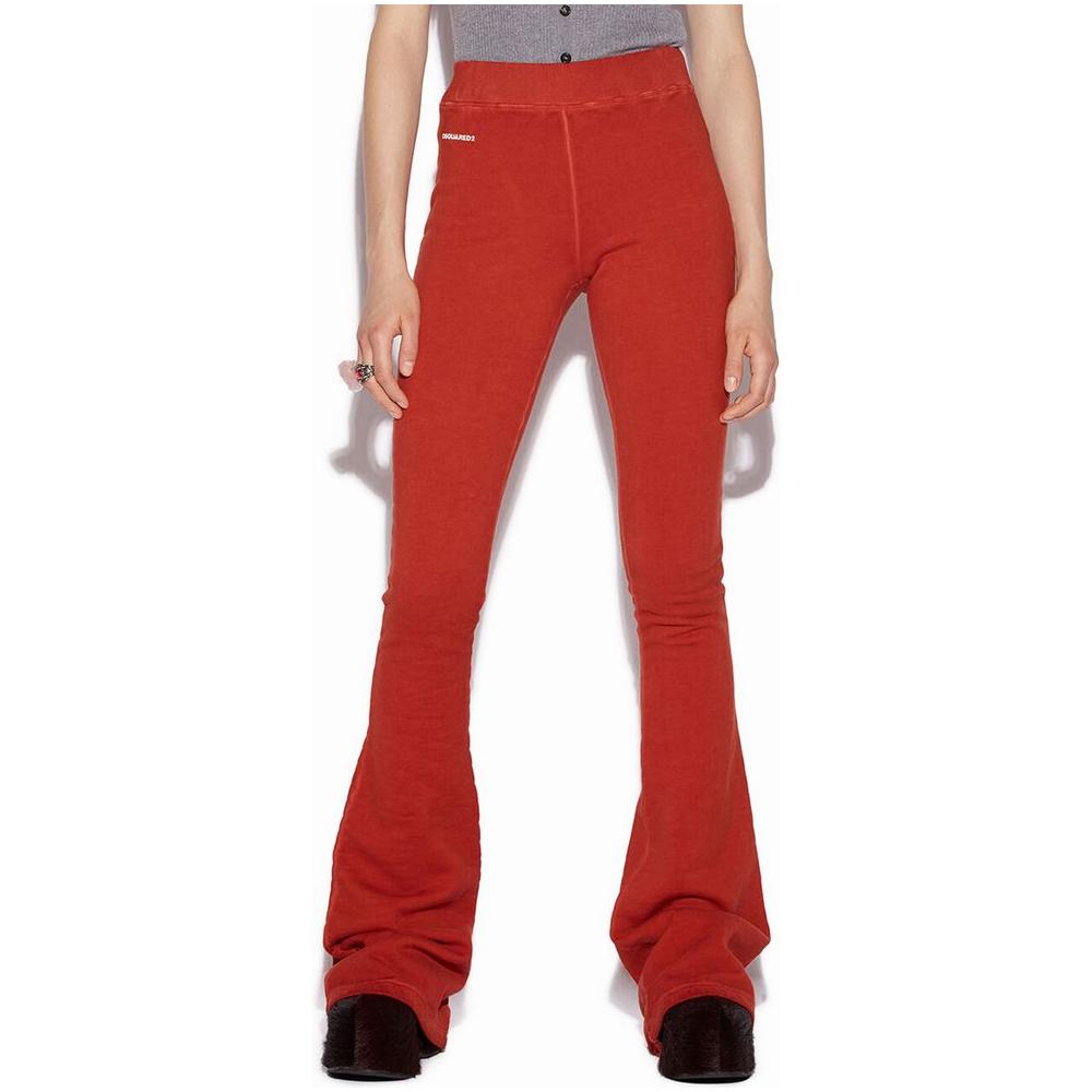 Dsquared² Red Cotton Jeans & Pant Dsquared²