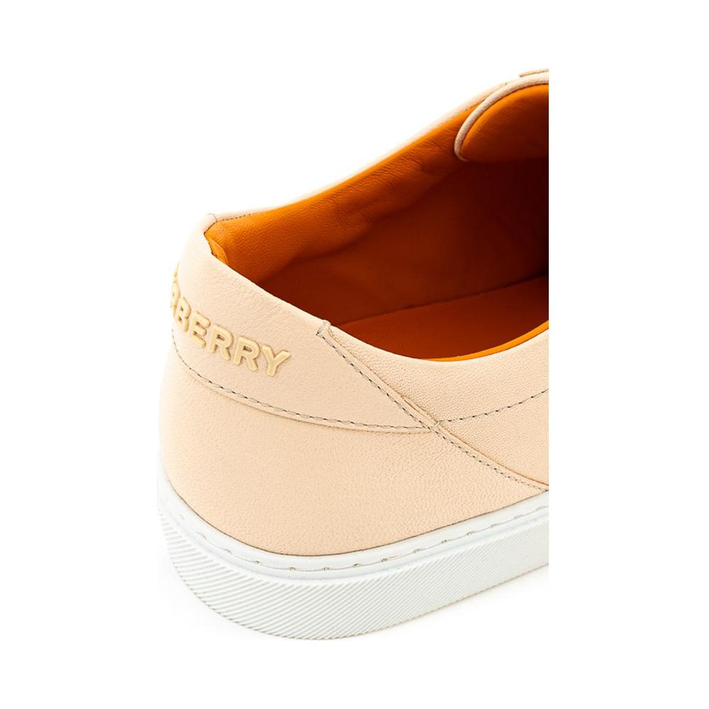 Burberry Pink Leather Sneaker Burberry