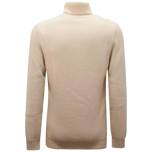 Alpha Studio White Cashmere Sweater Alpha Studio