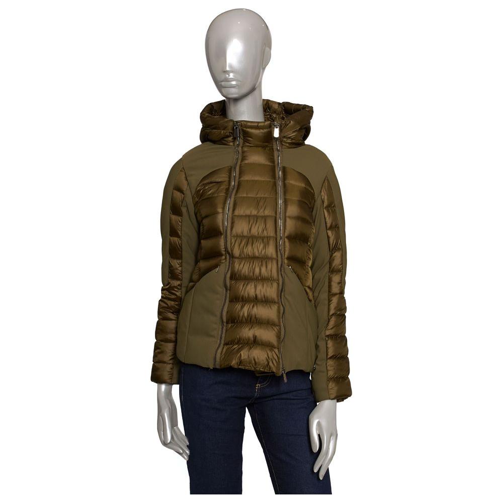 Baldinini Trend Army Polyester Women Jacket Baldinini Trend