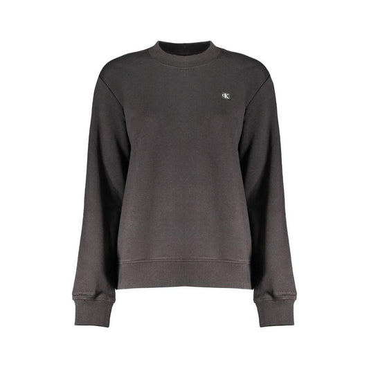 Calvin Klein Black Cotton Sweater Calvin Klein