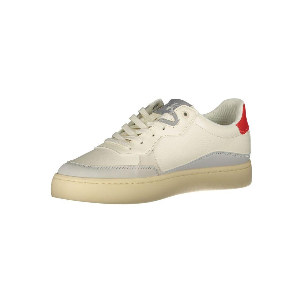 Calvin Klein White Polyester Sneaker Calvin Klein