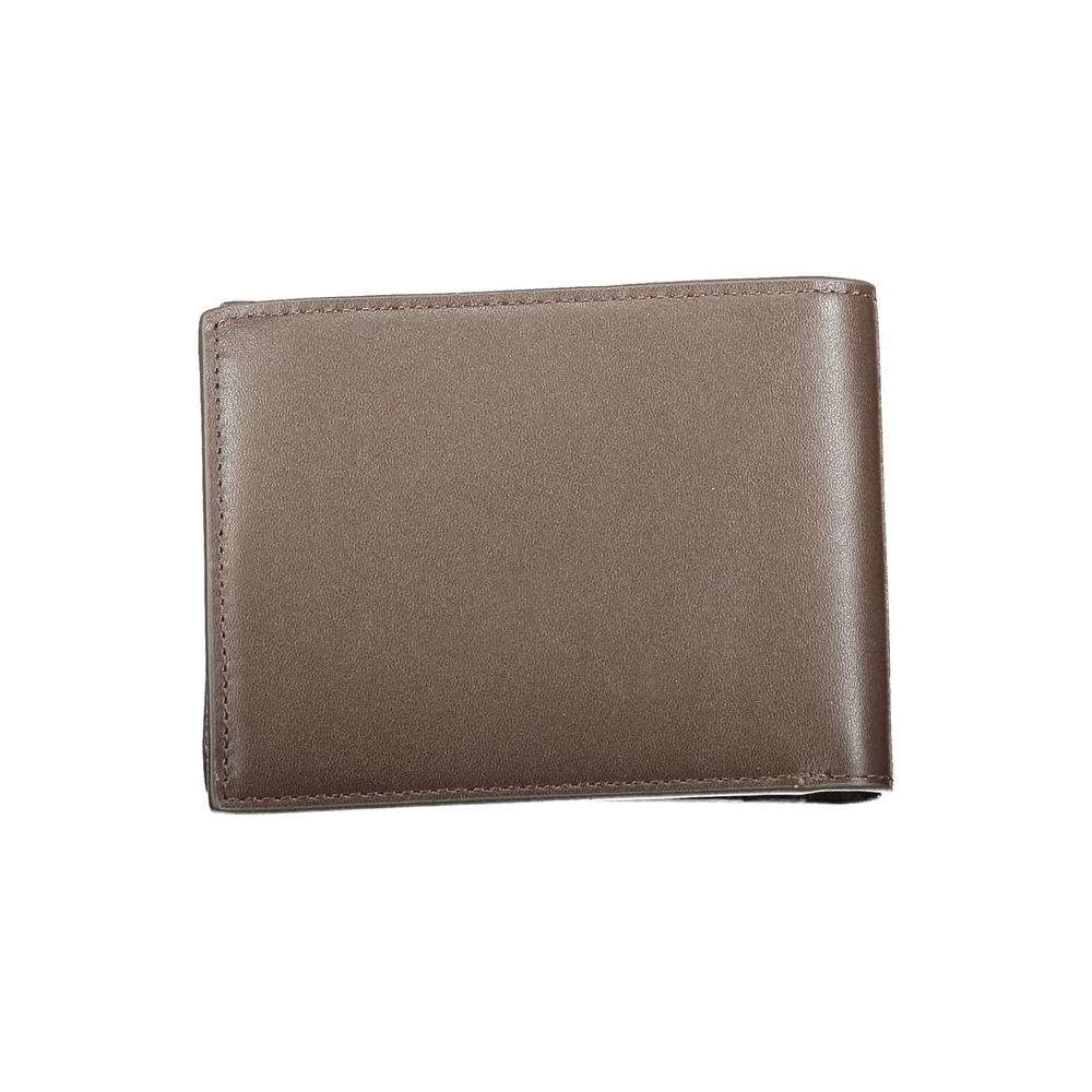 Calvin Klein Brown Leather Wallet Calvin Klein