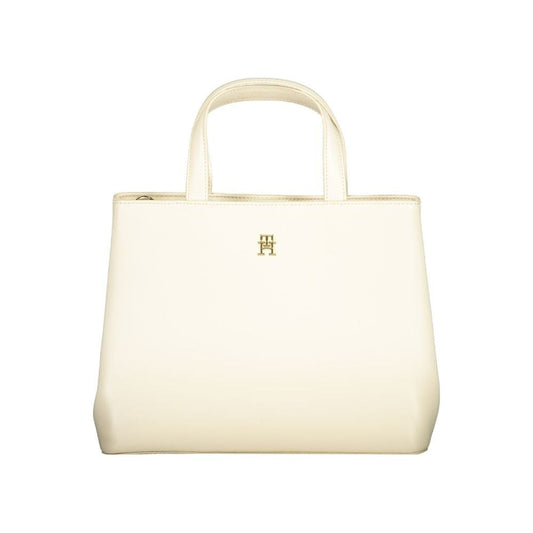 Tommy Hilfiger Beige Polyethylene Handbag Tommy Hilfiger