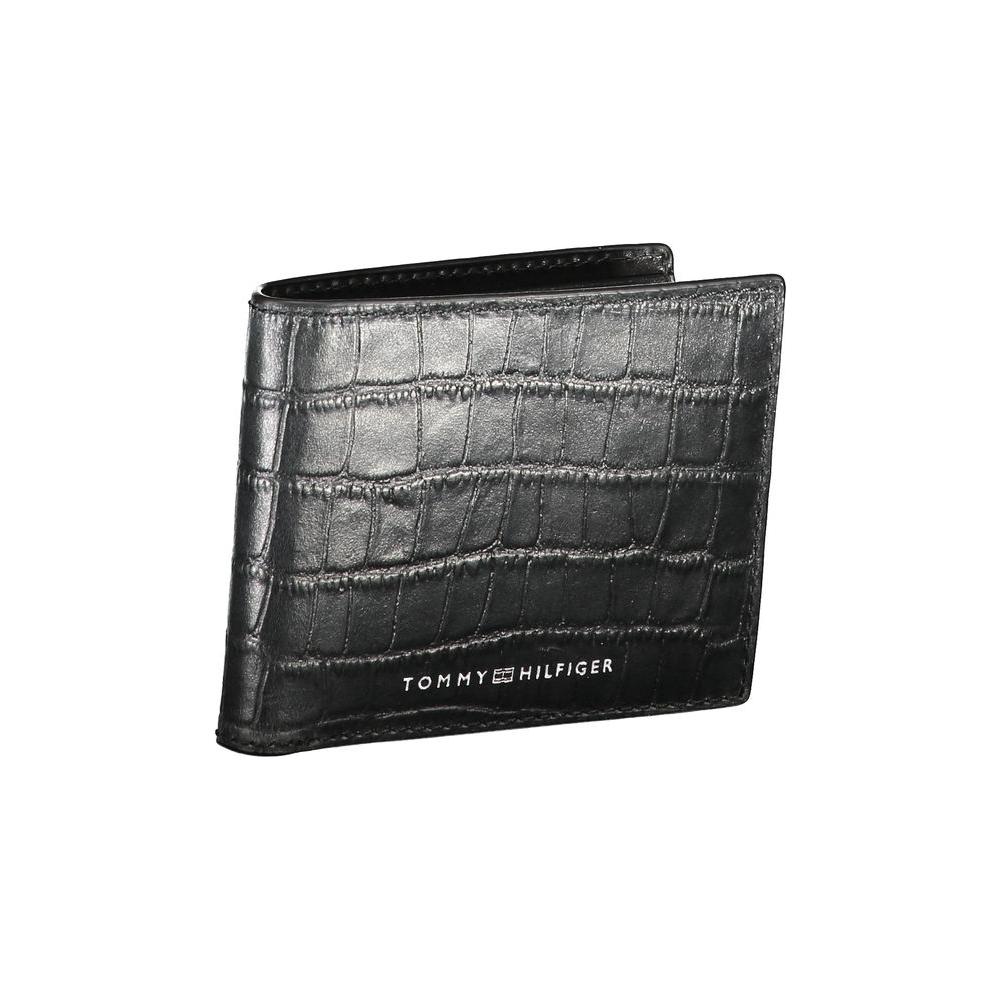 Tommy Hilfiger Black Leather Wallet Tommy Hilfiger