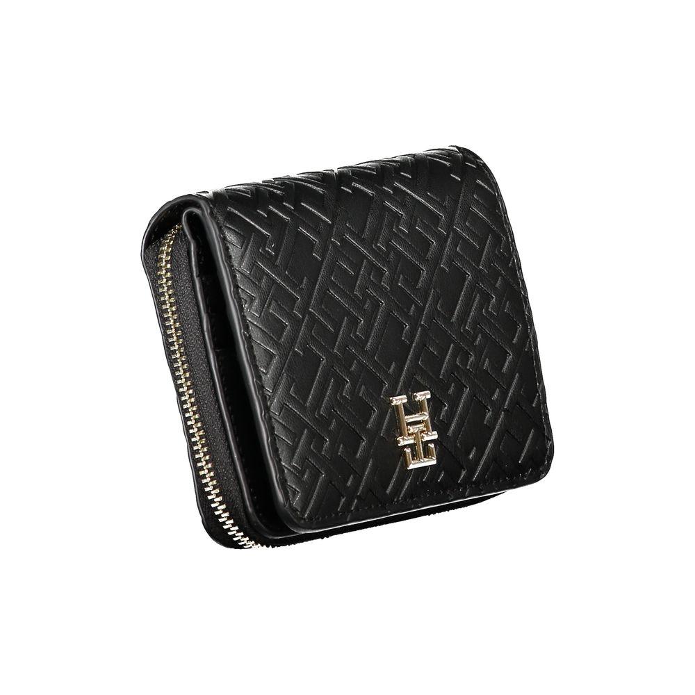 Tommy Hilfiger Black Polyethylene Wallet Tommy Hilfiger