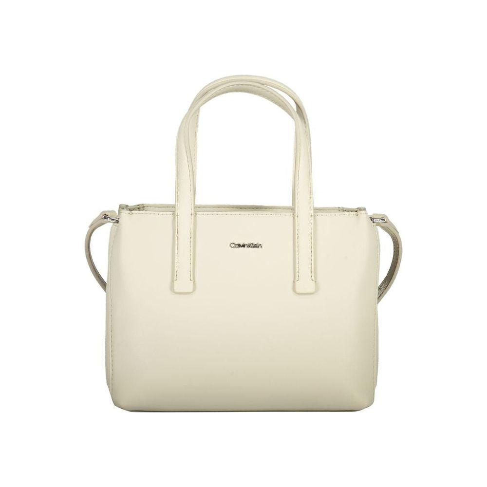 Calvin Klein Beige Polyester Handbag Calvin Klein