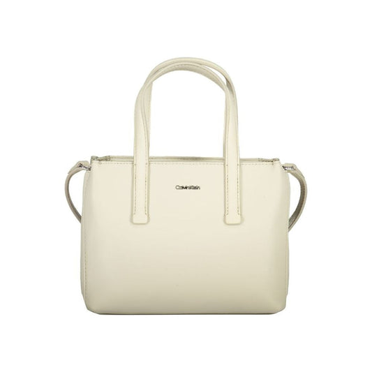 Calvin Klein Beige Polyester Handbag Calvin Klein