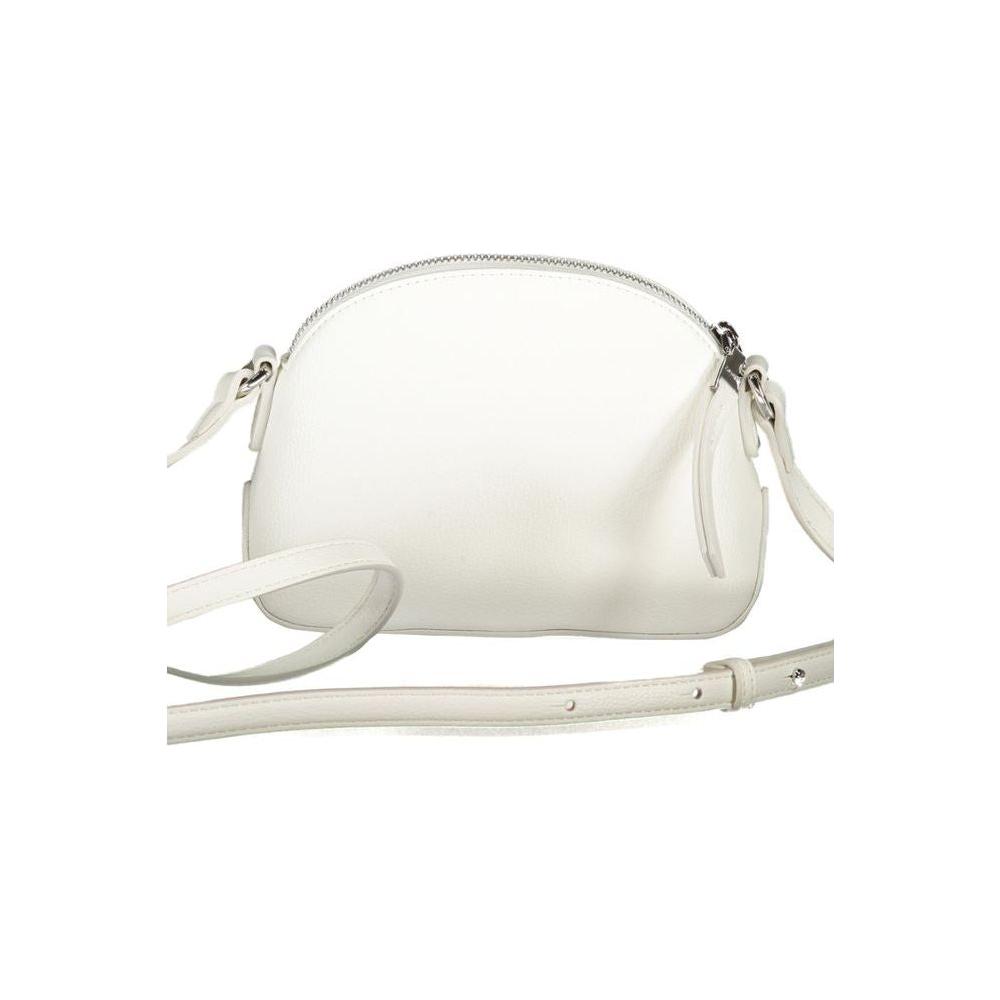 Calvin Klein White Polyethylene Handbag