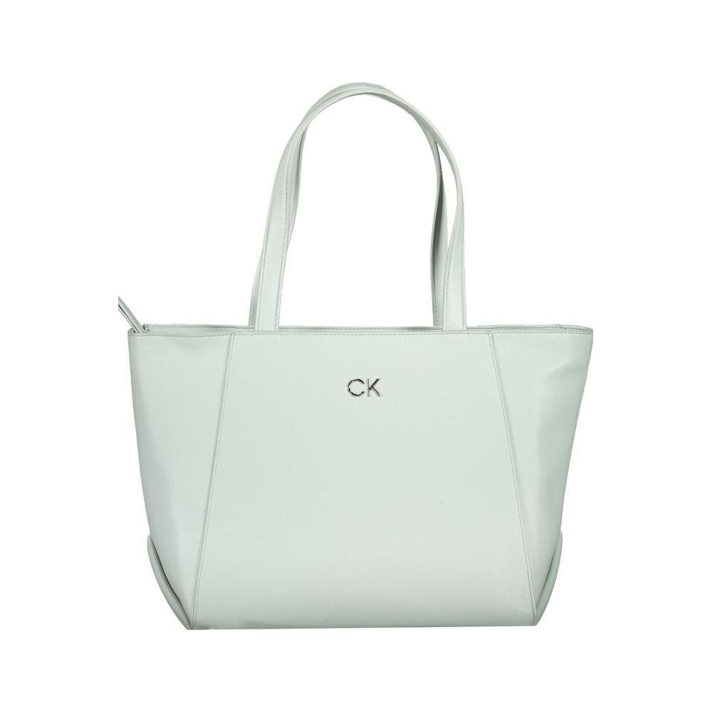 Calvin Klein Light Blue Polyethylene Handbag Calvin Klein