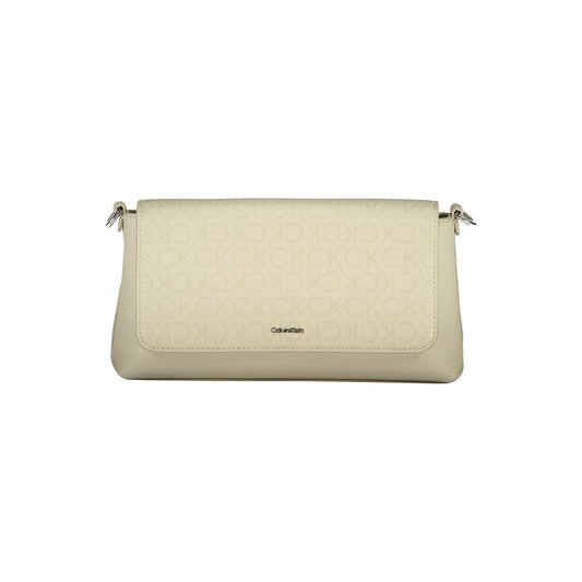 Calvin Klein Beige Polyester Handbag Calvin Klein