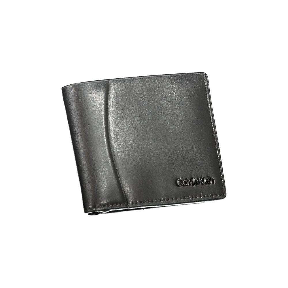 Calvin Klein Black Leather Wallet Calvin Klein