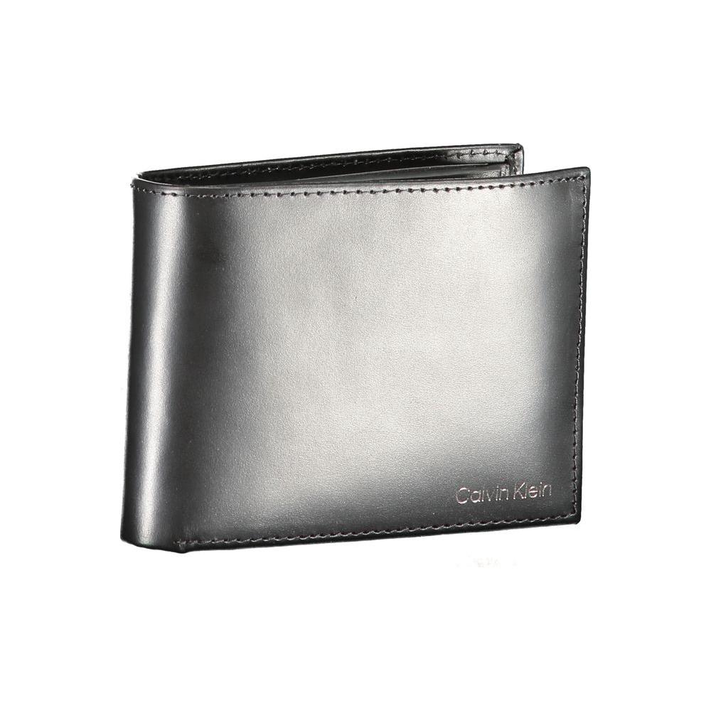 Calvin Klein Black Leather Wallet Calvin Klein