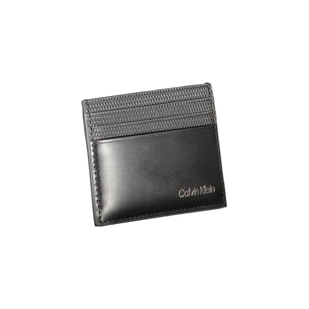 Calvin Klein Black Leather Wallet Calvin Klein