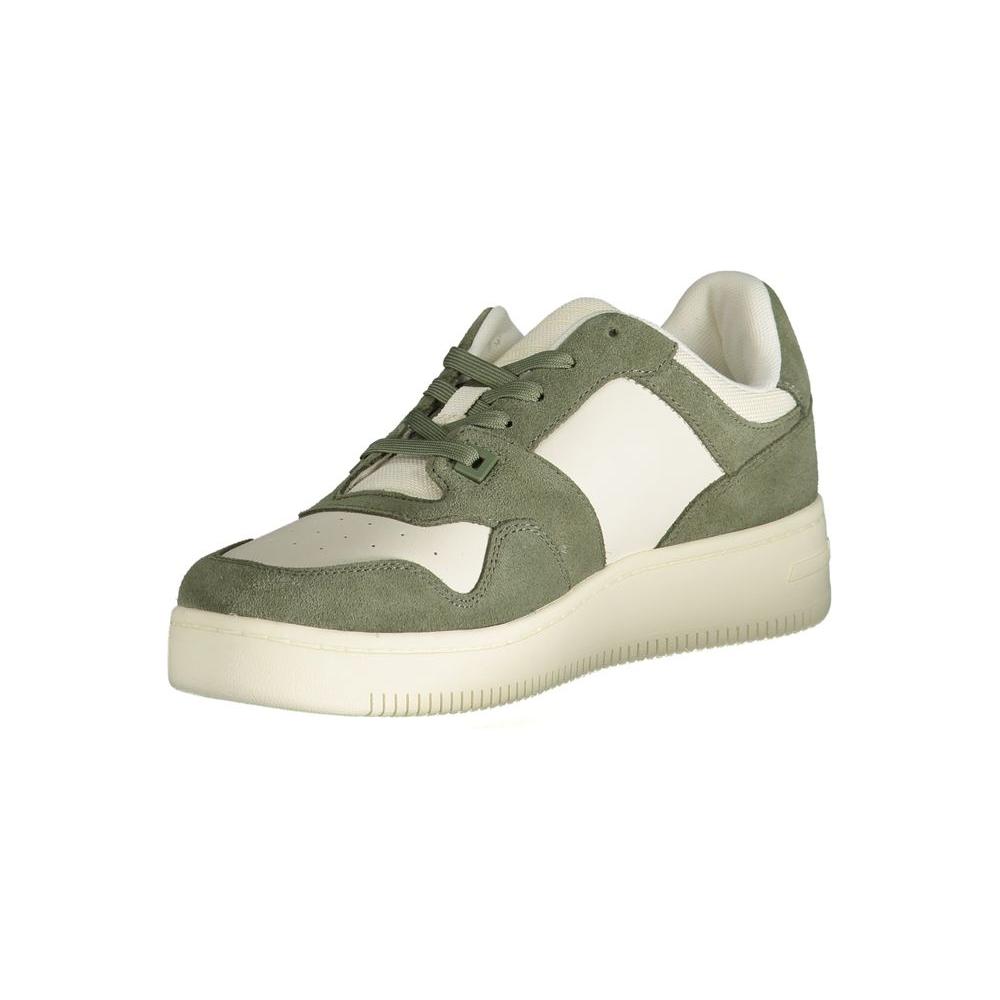 Tommy Hilfiger Green Polyester Sneaker Tommy Hilfiger