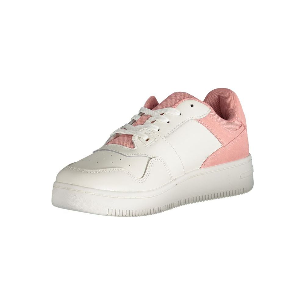 Tommy Hilfiger Pink Polyester Sneaker Tommy Hilfiger