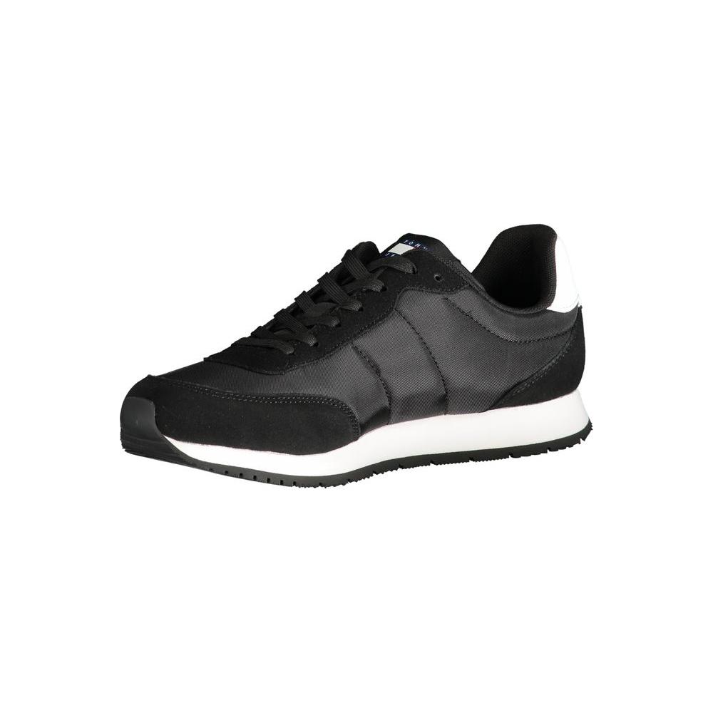 Tommy Hilfiger Black Polyester Sneaker Tommy Hilfiger