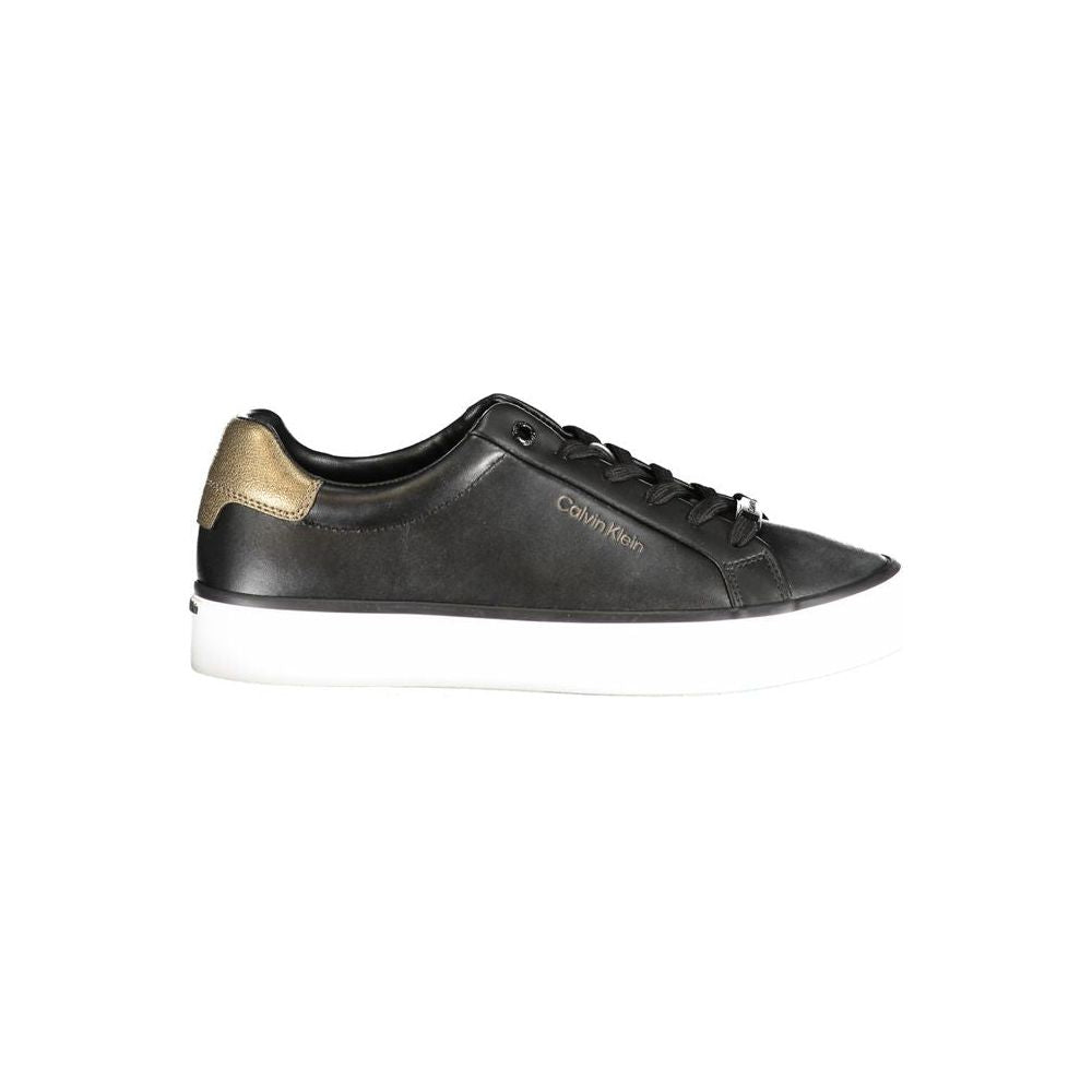 Calvin Klein Black Polyester Sneaker