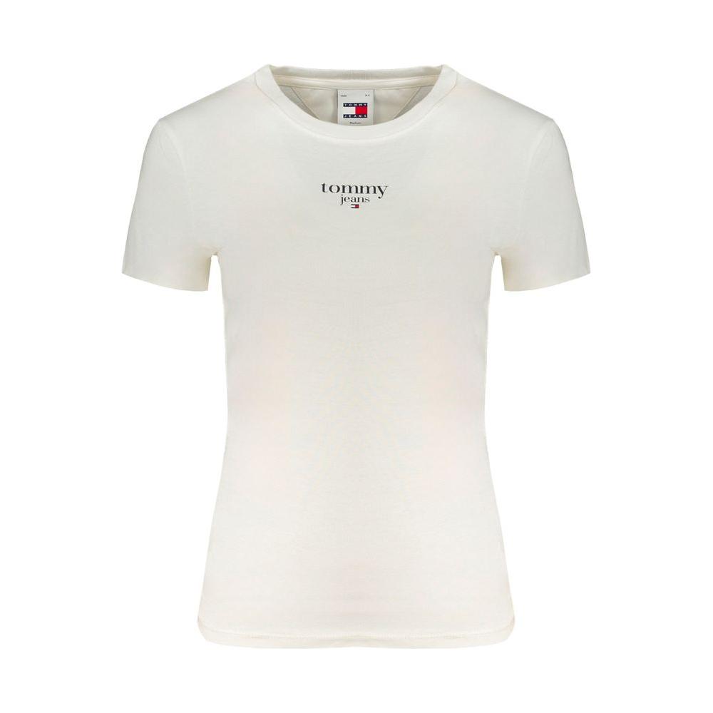 Tommy Hilfiger White Cotton Tops & T-Shirt