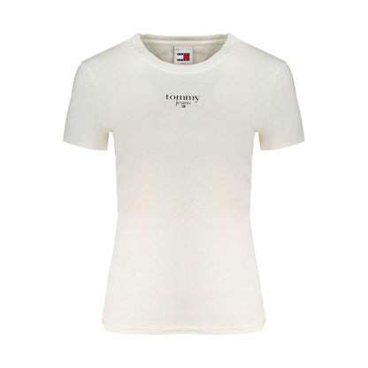 Tommy Hilfiger White Cotton Tops & T-Shirt Tommy Hilfiger