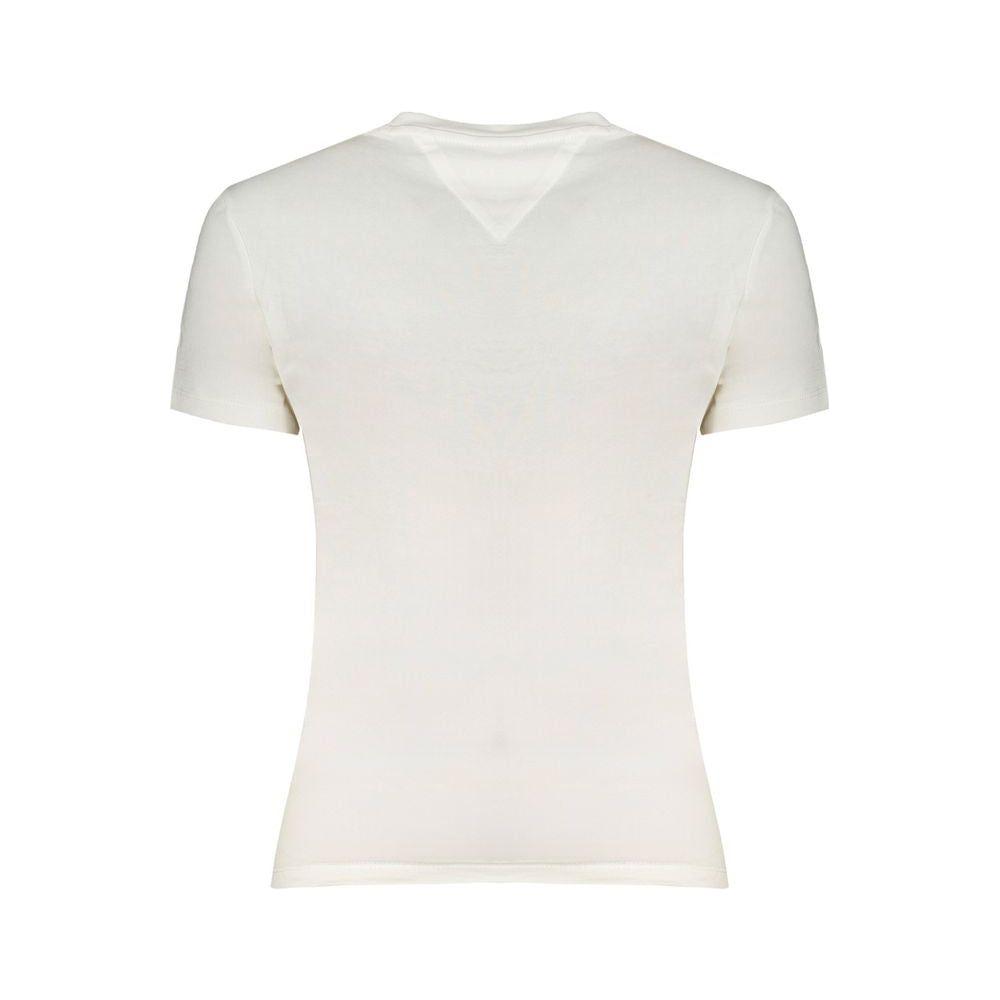 Tommy Hilfiger White Cotton Tops & T-Shirt