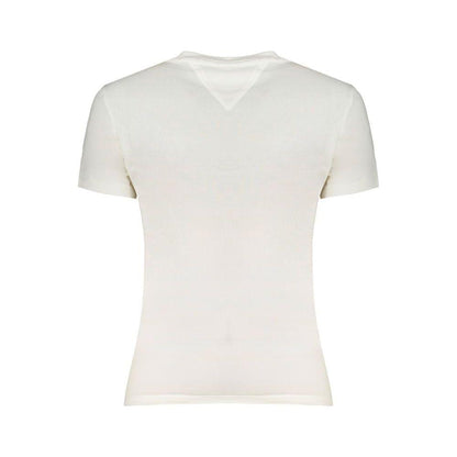 Tommy Hilfiger White Cotton Tops & T-Shirt Tommy Hilfiger